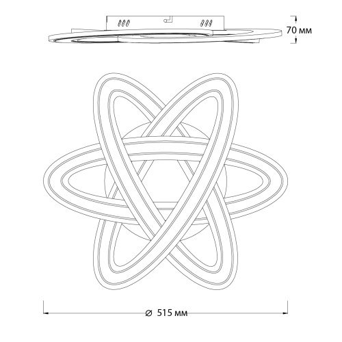 Потолочный светильник Escada 10245/3 LED*140W White фото 6