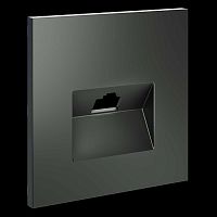 Накладка для розетки компьютерной RJ45 кат.6 S70 (титан) Voltum VLS001306