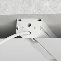 Slim Magnetic Комплект заглушек для шинопровода в натяжной потолок: торцевая и внутренняя белый 85233/00
