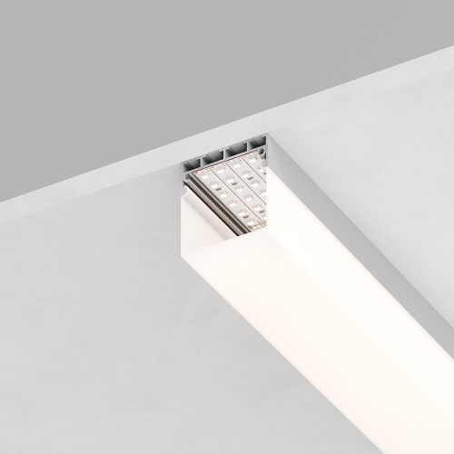 Профиль  накладной 42х45мм, алюминиевый, серебро, 2м, CAB268