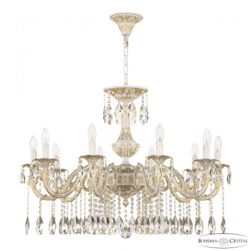 Люстра с хрустальными подвесками AL79101/10/300 A WMG Bohemia Ivele Crystal (Богемия Ивеле Кристалл)