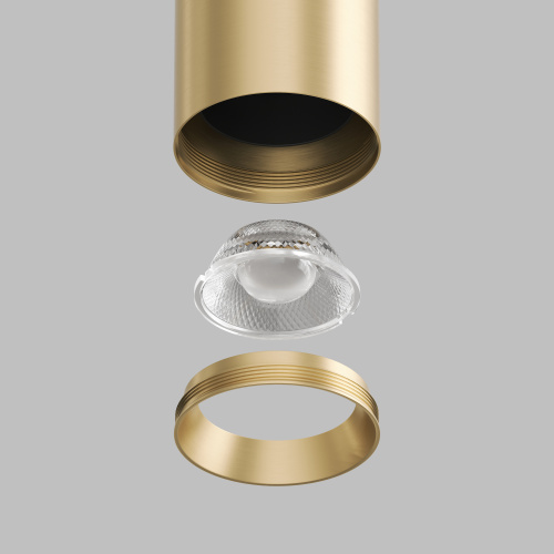 DK2610-SB Накладной светильник SHINE TUBE со светодиодом, D70*H80, IP20, 3000К, 10W, RA?90, сатинированная латунь, алюминий фото 7 DK2610-SB Накладной светильник SHINE TUBE со светодиодом, D70*H80, IP20, 3000К, 10W, RA?90, сатинированная латунь, алюминий фото 7