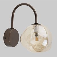 Настенный светильник со стеклянным плафоном 11024 Lava Brown