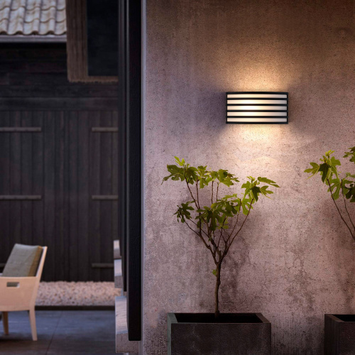 Настенный уличный светильник 1409 TECHNO черный IP54 1409 TECHNO чёрный фото 2 Настенный уличный светильник 1409 TECHNO черный IP54 1409 TECHNO чёрный фото 2