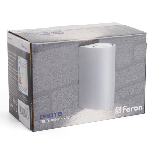 Светильник садово-парковый Feron DH015,на стену, 2*GU10 230V, белый фото 7