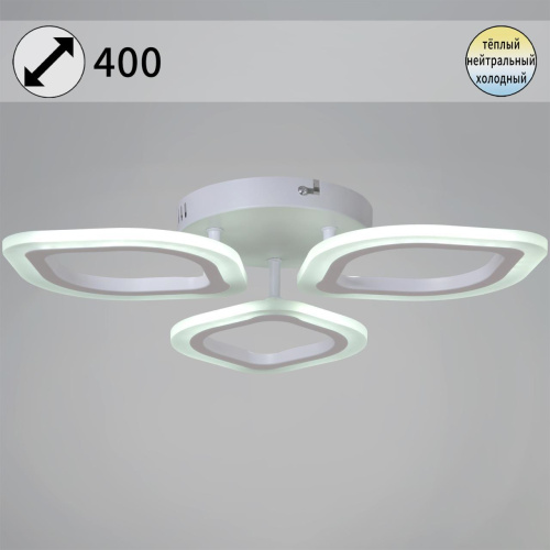 Потолочная светодиодная люстра Reluce 02301-0.3-03 WH фото 6