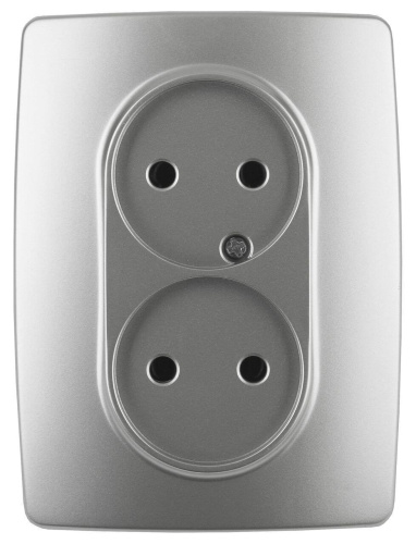 Розетка ЭРА 12 2x2P 16A 250V 12-2107-03 Б0031240 Розетка ЭРА 12 2x2P 16A 250V 12-2107-03 Б0031240