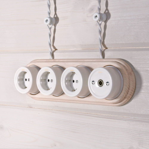 Ретро кабель витой 2х2,5 белый 20 м (под заказ) W6452301 фото 5 Ретро кабель витой 2х2,5 белый 20 м (под заказ) W6452301 фото 5