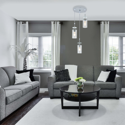 Подвесной светильник Escada 10191/3 E14*40W Chrome фото 2