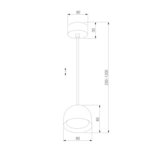 Подвесной светодиодный светильник Uno черный 50261 LED фото 7 Подвесной светодиодный светильник Uno черный 50261 LED фото 7