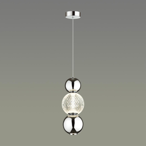 5007/7LA L-VISION ODL23 573 хром/прозрачный/металл/акрил Подвес LED 7W 4000K 300Лм CRYSTAL фото 3 5007/7LA L-VISION ODL23 573 хром/прозрачный/металл/акрил Подвес LED 7W 4000K 300Лм CRYSTAL фото 3