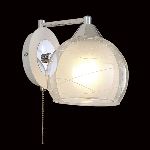 Citilux Буги CL157311 Бра с выключателем Белое Хром фото 2