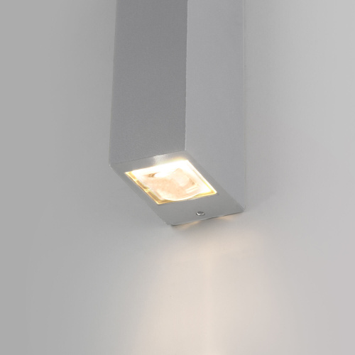 Уличный настенный светодиодный светильник Blaze LED IP54 35136/W серый фото 4