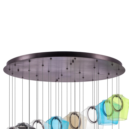 796289 Люстра CARAMELLO LED 28х6W 2700LM КОФЕЙНЫЙ/МУЛЬТИКОЛОР 3000K фото 3 796289 Люстра CARAMELLO LED 28х6W 2700LM КОФЕЙНЫЙ/МУЛЬТИКОЛОР 3000K фото 3