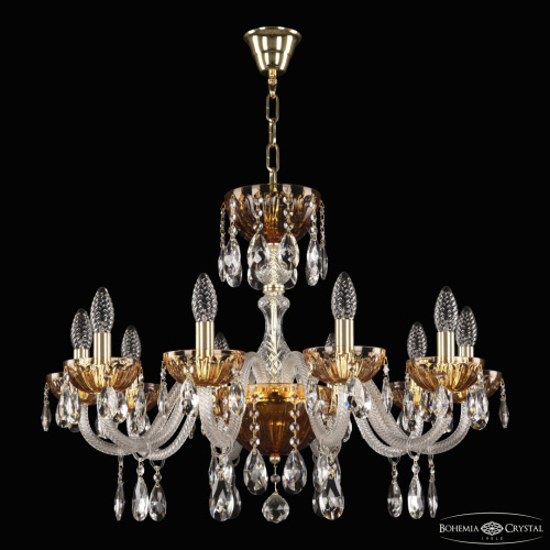 Люстра 5417/10/240 G Amber/M-1H Bohemia Ivele Crystal (Богемия Ивеле Кристалл) фото 2