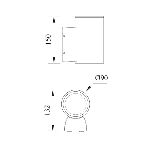 Настенный фонарь Natural Concepts, Арт. NC-803072-DG фото 2
