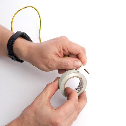 Изоляционная лента STEKKER INTP01315-10 0,13*15 мм. 10 м. зеленый фото 4