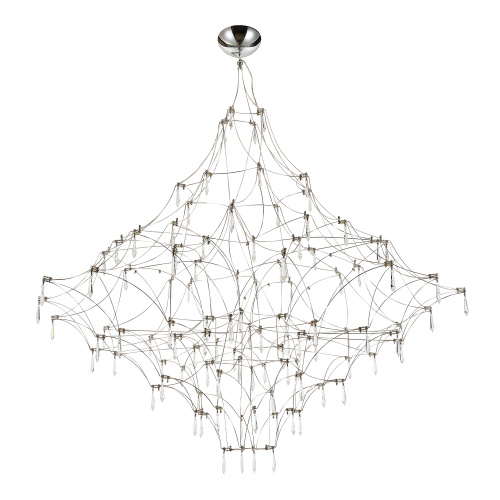 SL6601.103.114 Светильник подвесной ST-Luce Хром/Прозрачный LED 114*0,5W 3000K GRAVETTA фото 4