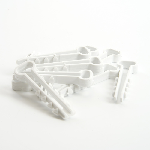 Дюбель-хомут для плоского кабеля (5-10мм), STEKKER DCL01-5-10, полипропилен, белый (DIY упаковка 10шт.) фото 3