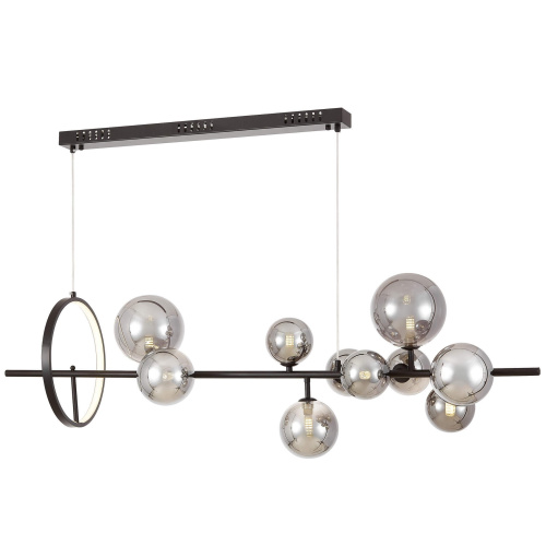 Подвесной светильник Lumina Deco LDP 7033-10 BK+GY Подвесной светильник Lumina Deco LDP 7033-10 BK+GY