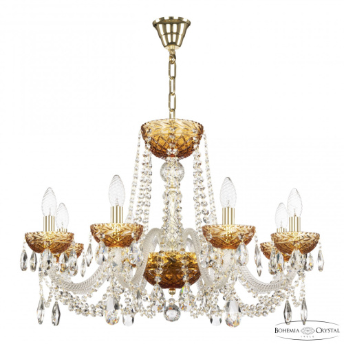 Люстра 5402/8/240 G Amber/M-1F Bohemia Ivele Crystal (Богемия Ивеле Кристалл) Люстра 5402/8/240 G Amber/M-1F Bohemia Ivele Crystal (Богемия Ивеле Кристалл)