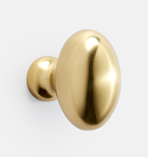 Ручка-кнопка Medium Oval d.3.2 Aged Brass