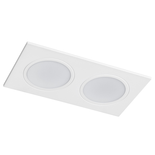 012826 Рамка (светильник) PVC д/LED-модулей 941хх и LED-ламп D50мм PIANO 2x QUAD БЕЛЫЙ IP65 012826 Рамка (светильник) PVC д/LED-модулей 941хх и LED-ламп D50мм PIANO 2x QUAD БЕЛЫЙ IP65