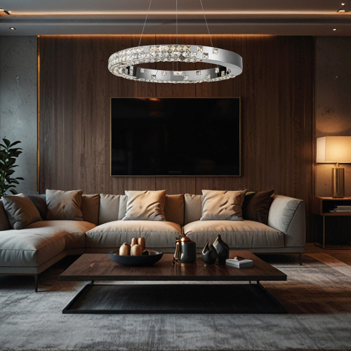 Люстра подвесная Elegance Chrome FL1148-8P фото 3