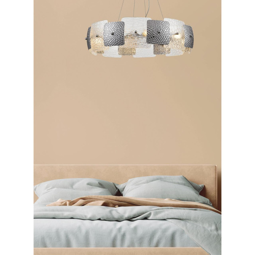 6588/6 MODERNI LN26 202 хром/тонированное стекло, металл/стекло Люстра подвесная E14 6*40W 220V LIBERTI фото 2 6588/6 MODERNI LN26 202 хром/тонированное стекло, металл/стекло Люстра подвесная E14 6*40W 220V LIBERTI фото 2