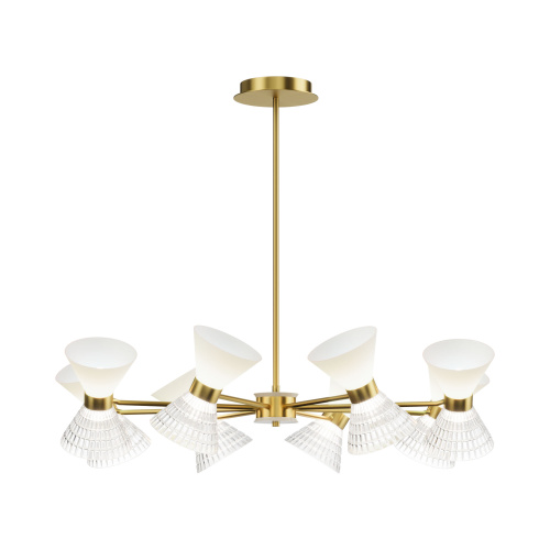 SL2004.303.16 Светильник подвесной ST-Luce латунь/прозрачный, белый, латунь G9 LED 16*5W SPIRIT фото 3