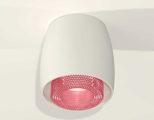 Комплект накладного светильника Ambrella light Techno Spot XS1141022 SWH/PI белый песок/розовый (C1141, N7193) фото 3