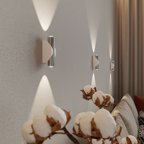 Настенный светодиодный светильник Steel LED белый/сталь 40109/LED белый/сталь фото 2 Настенный светодиодный светильник Steel LED белый/сталь 40109/LED белый/сталь фото 2