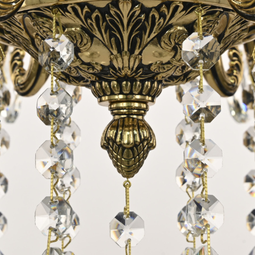 Люстра с хрустальными подвесками AL79101/6/175 A GB Bohemia Ivele Crystal (Богемия Ивеле Кристалл) фото 10
