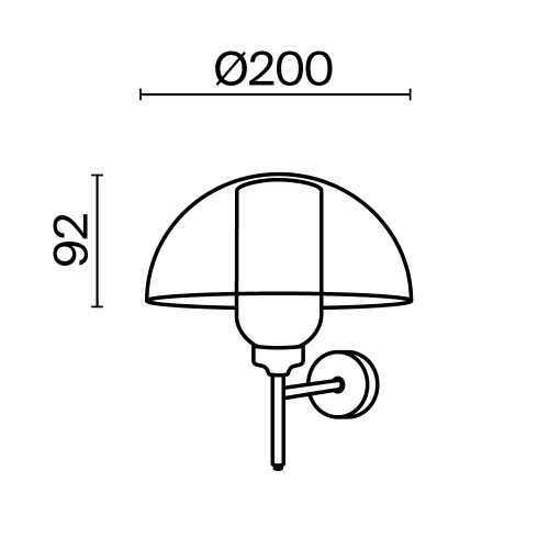 Настенный светильник (бра) Maytoni MOD177WL-01B фото 11