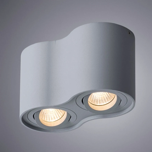 Точечный накладной светильник Arte Lamp FALCON A5645PL-2GY фото 2