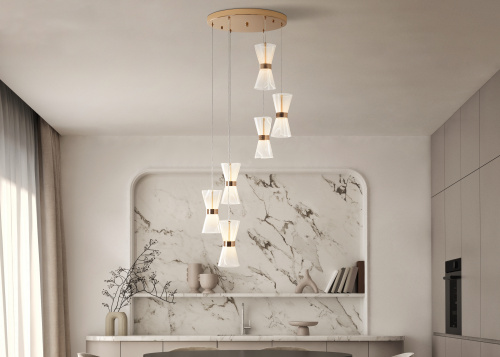 Подвесной светильник Freya FR5438PL-L6G фото 8