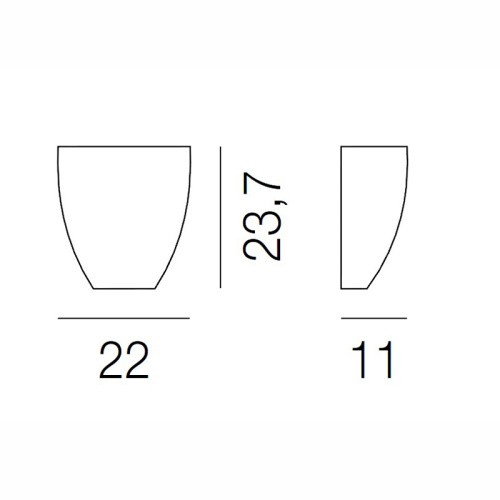 Настенный светильник AP DAFNE BL фото 4