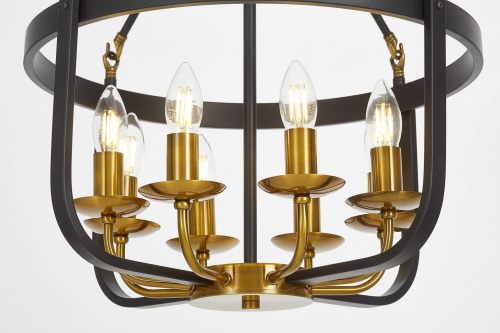 Подвесной светильник Lumina Deco Berling LDP 8024-8 BK+MD фото 2 Подвесной светильник Lumina Deco Berling LDP 8024-8 BK+MD фото 2