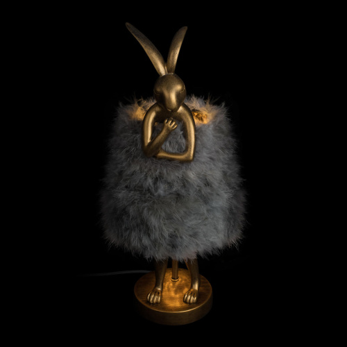 10315/A Grey fluff Настольная лампа LOFT IT Lapine фото 4