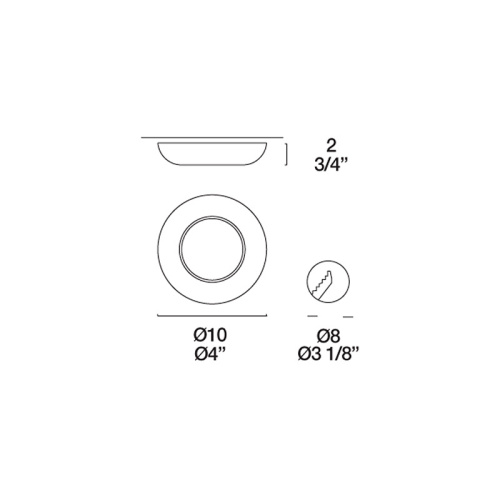 Встраиваемый светильник SD 833 White фото 3