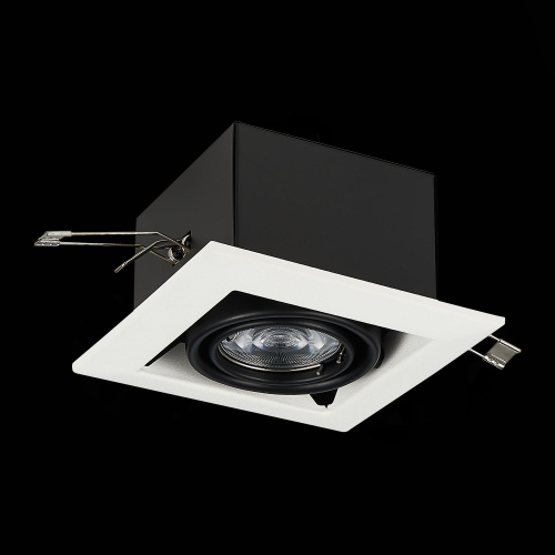 ST250.548.01 Св-к встр. Черный GU10 1*50W  L126xW126xH70 220V Без ламп Встраиваемые светильники фото 7