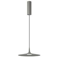 7038/12L HIGHTECH ODL25 000 серый/металл/акрил Подвесной светильник IP20 LED 12W 3000K AC90-260V SOMBRA
