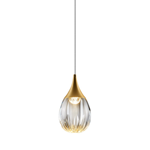 Подвесной светильник MD24001004-1A gold/clear Подвесной светильник MD24001004-1A gold/clear
