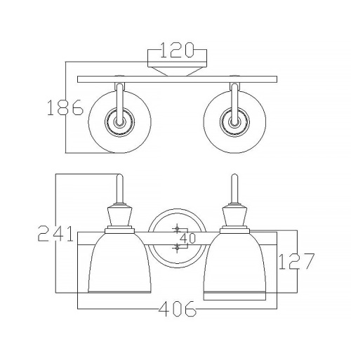 Бра для ванных комнат KL-CORA2-BATH Kichler, арт. KL-CORA2-BATH фото 6 Бра для ванных комнат KL-CORA2-BATH Kichler, арт. KL-CORA2-BATH фото 6