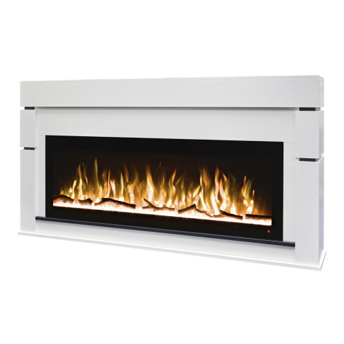 ЛИНДОС R SF50/T50 WT-LCB510/BL-LCB917 БЕЛЫЙ/УНИ НЕРО + SAFITA Электрокамин фото 2