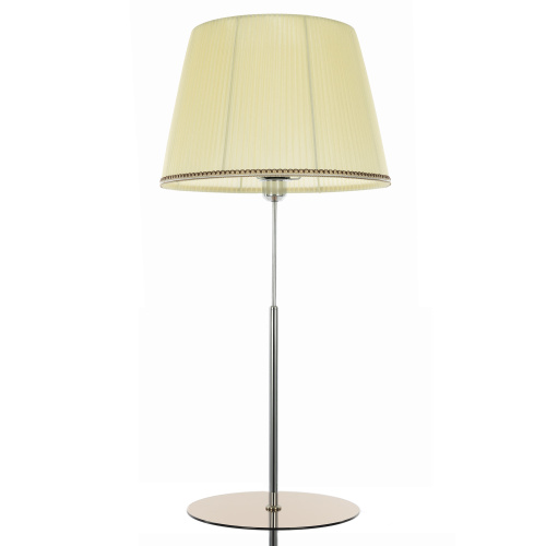 Citilux Линц CL402973T Торшер хром со столиком и кремовым абажуром фото 5 Citilux Линц CL402973T Торшер хром со столиком и кремовым абажуром фото 5
