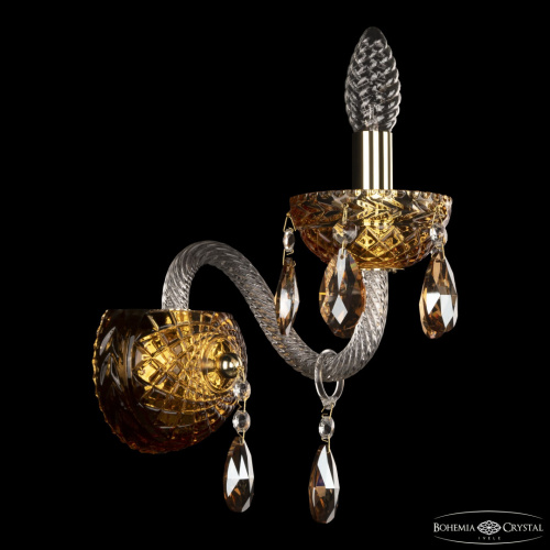 Бра 5417B/1/165 G Amber/M-1F K721 Bohemia Ivele Crystal (Богемия Ивеле Кристалл) фото 3 Бра 5417B/1/165 G Amber/M-1F K721 Bohemia Ivele Crystal (Богемия Ивеле Кристалл) фото 3