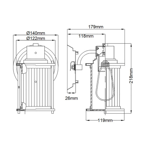Бра Quoizel QZ-RIGGS1-BATH-WS фото 7
