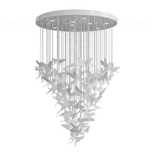 Люстра Cloyd TROPICA C9 / выс. 120 см - керамика - белый (арт.11531) фото 4 Люстра Cloyd TROPICA C9 / выс. 120 см - керамика - белый (арт.11531) фото 4
