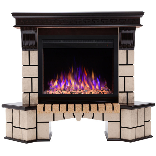 Электрокамин RealFlame Stone Coner AO античный дуб с очагом Saphir 25,5 фото 2 Электрокамин RealFlame Stone Coner AO античный дуб с очагом Saphir 25,5 фото 2